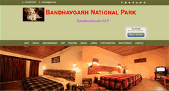 Desktop Screenshot of bandhavgarh-national-park-mp-india.com